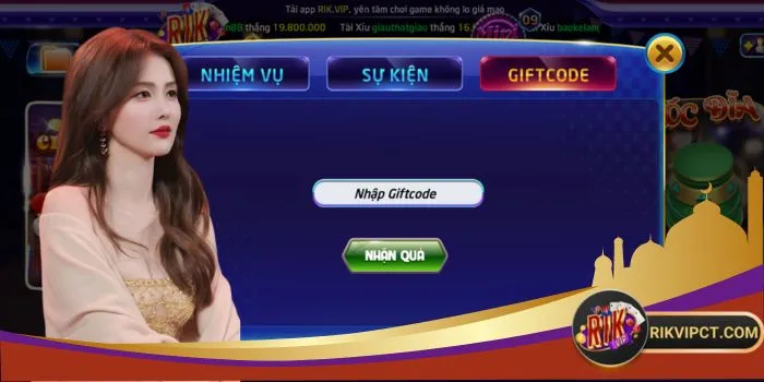 Giftcode Rikvip có giá trị khủng - quà hay cho tân thủ Giftcode Rikvip có giá trị khủng - quà hay cho tân thủ