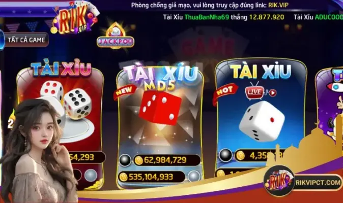 Anh em có thể tham gia các phiên bản Tài Xỉu Rikvip để nhận về thưởng lớn